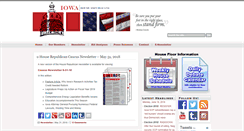 Desktop Screenshot of iowahouserepublicans.com