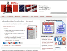 Tablet Screenshot of iowahouserepublicans.com